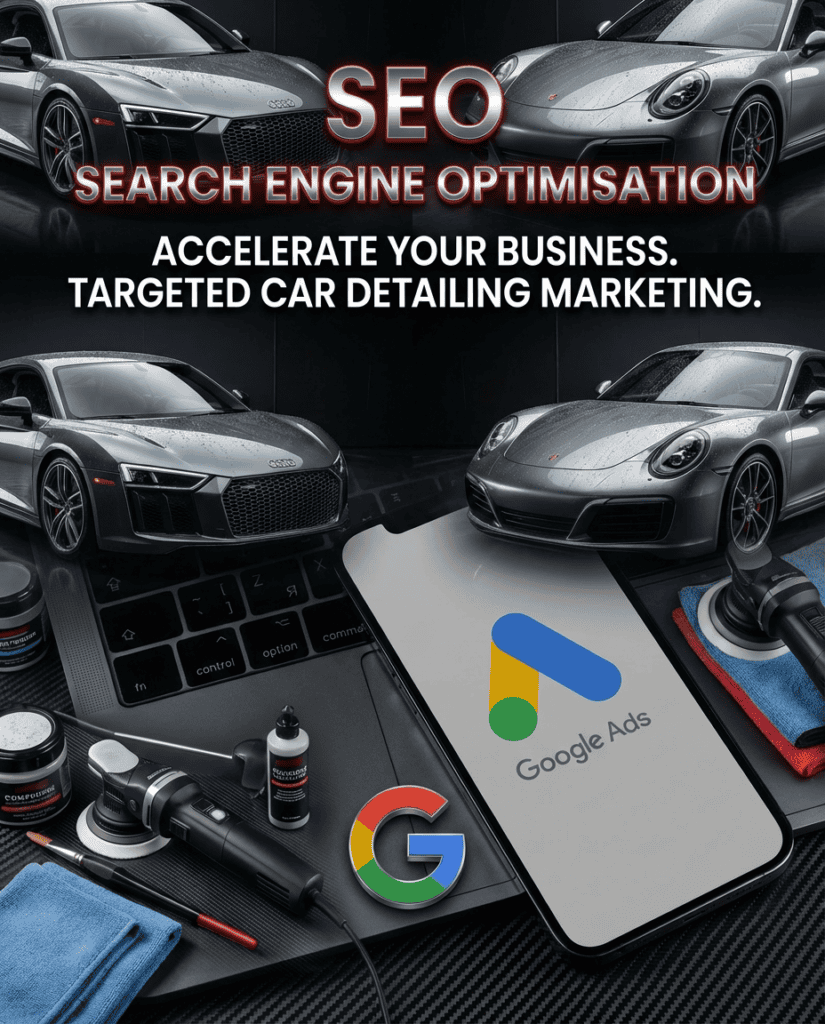 Car detailing SEO services for auto businesses.