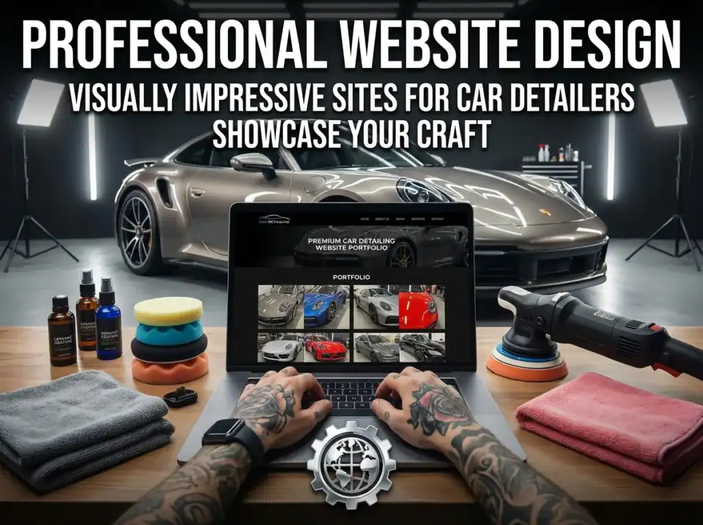 High-quality car detailing website for auto enthusiasts and professionals. Showcase your car craft with visual impact.