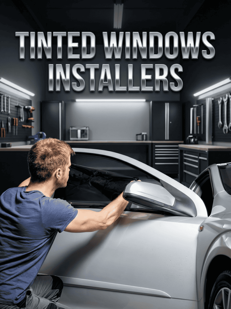 Professional tinted windows installation for vehicles. Enhance privacy and style with expert service.